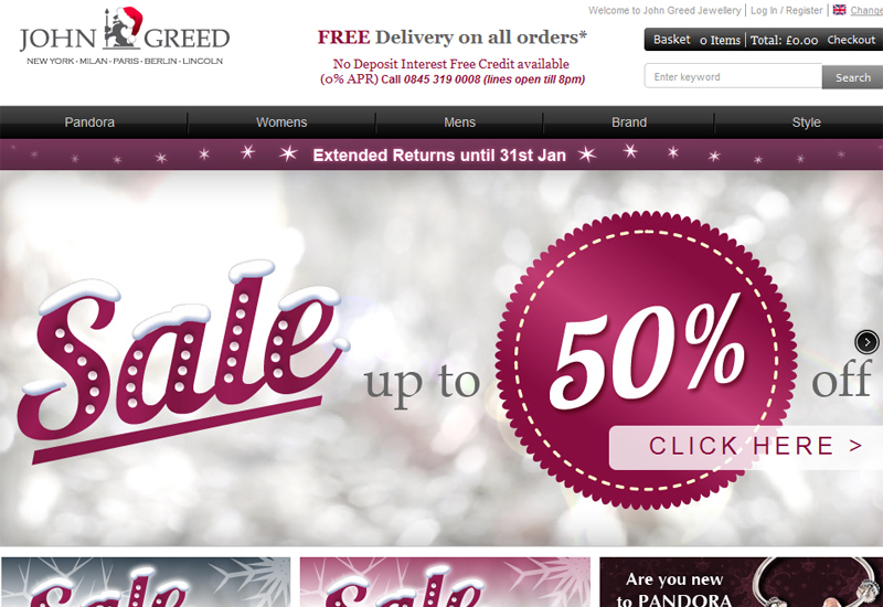 John greed sale pandora on sale